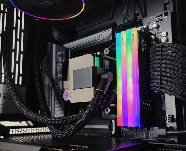 Alt view image 2 of 7 - Gaming PC Ryzen 9 9900X 32GB RAM 4TB SSD RX 9070 XT 16GB Windows 11 Computer
