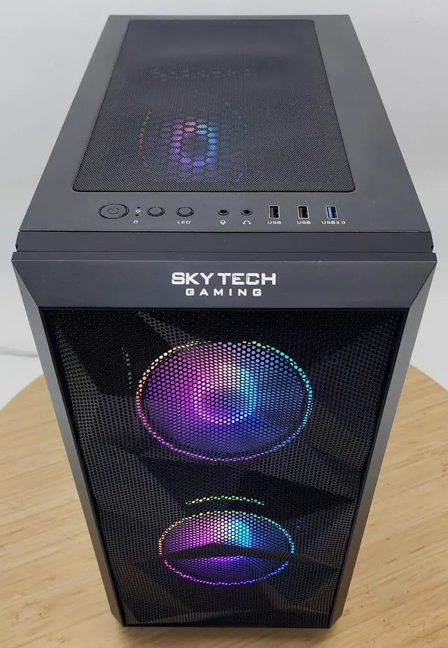 Alt view image 5 of 7 - Gaming PC Ryzen 3 4100 16GB RAM 500GB SSD RX 580 8GB Windows 11 Computer