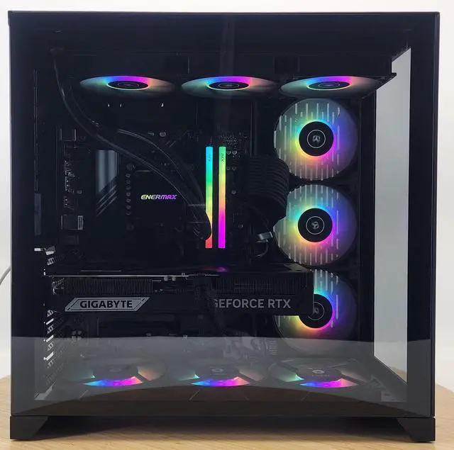 Alt view image 4 of 7 - Gaming PC i9-14900K 32GB RAM 2TB SSD RTX 5070 Ti 16GB Windows 11 Computer