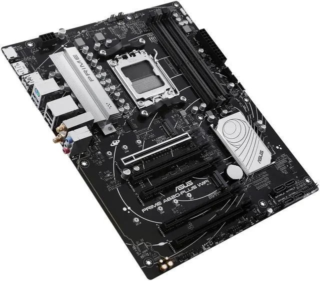Alt view image 3 of 4 - ASUS PRIME A620-PLUS WIFI AMD AM5 DDR5 ATX Desktop Motherboard