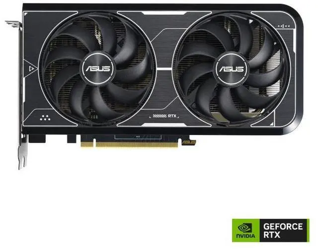 Alt view image 6 of 6 - ASUS Dual NVIDIA GeForce RTX 3060 Ti OC Edition Graphics Card (PCIe 4.0, 8GB GDDR6X memory, HDMI 2.1, DisplayPort 1.4a, 2-slot design, Axial-tech fan design, 0dB technology) DUAL-RTX3060TI-O8GD6X