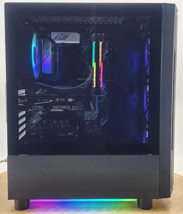 Alt view image 4 of 7 - Gaming PC Ryzen 7 5700X 16GB RAM 512GB SSD GTX 1660 Ti 6GB Windows 11 Computer