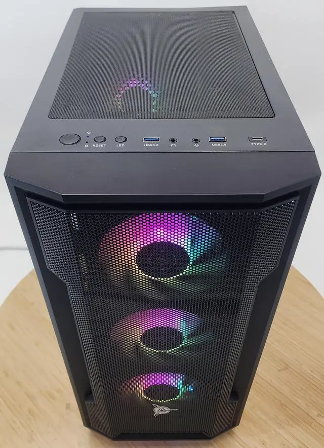 Alt view image 5 of 7 - Gaming PC Ryzen 7 5700X 16GB RAM 512GB SSD GTX 1660 Ti 6GB Windows 11 Computer