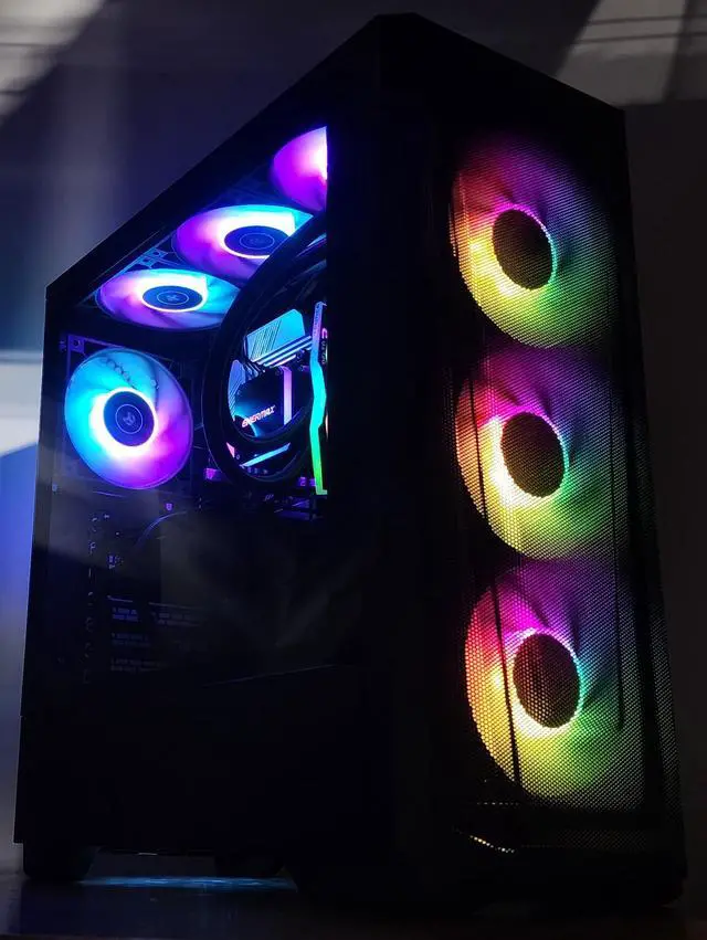 Alt view image 3 of 7 - Gaming PC Ryzen 7 5700X 32GB RAM 1TB SSD RTX 4060 8GB Windows 11 Computer