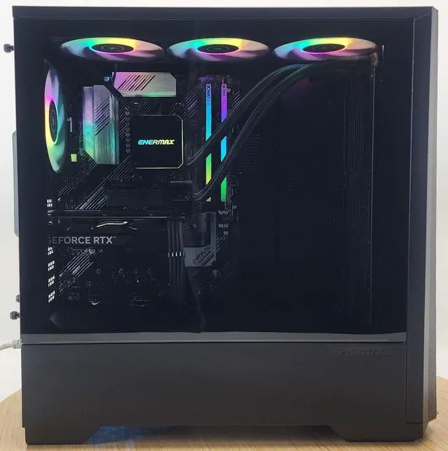 Alt view image 4 of 7 - Gaming PC Ryzen 7 5700X 32GB RAM 1TB SSD RTX 4060 8GB Windows 11 Computer