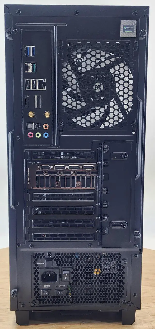Alt view image 7 of 7 - Gaming PC Ryzen 7 5700X 32GB RAM 1TB SSD RTX 4060 8GB Windows 11 Computer