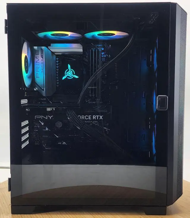 Alt view image 4 of 7 - Gaming PC Ryzen 7 7700 32GB RAM 1TB SSD RTX 4060 Ti 16GB Windows 11 Computer