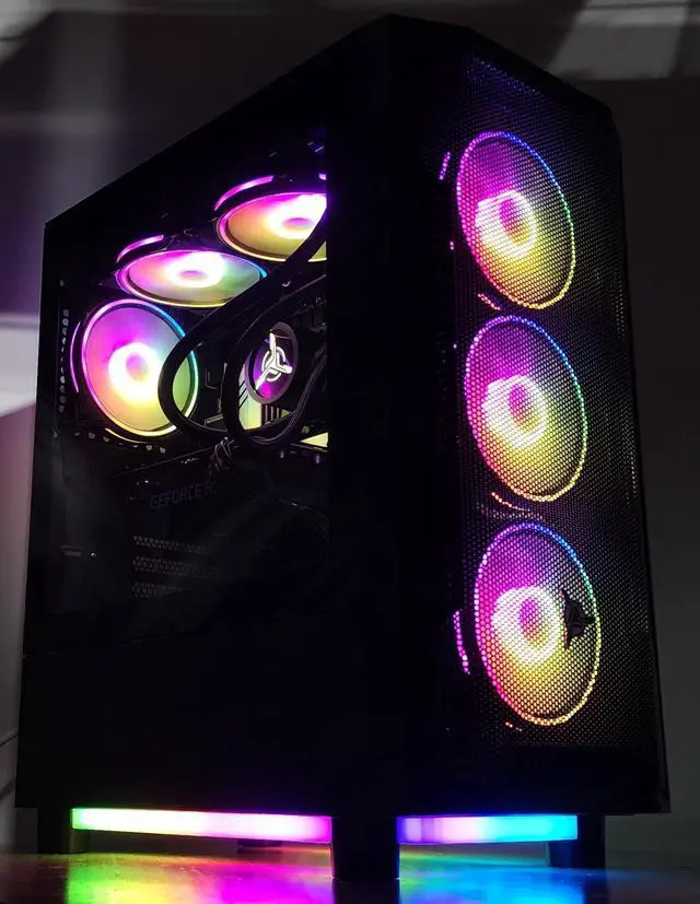 Alt view image 3 of 7 - Gaming PC i5-12600KF 16GB RAM 1TB SSD RTX 3060 12GB Windows 11 Computer