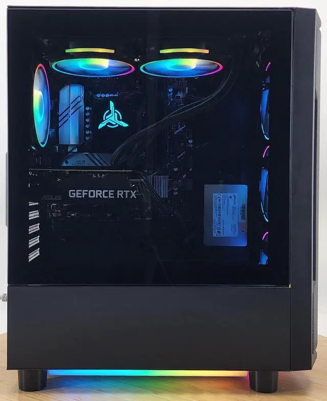 Alt view image 4 of 7 - Gaming PC i5-12600KF 16GB RAM 1TB SSD RTX 3060 12GB Windows 11 Computer