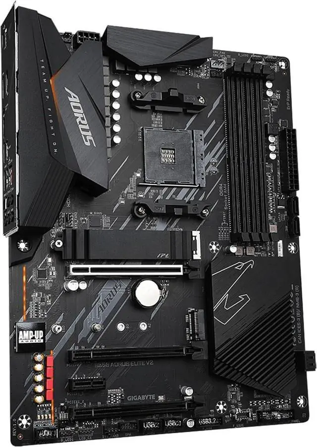 Alt view image 8 of 9 - GIGABYTE B550 AORUS ELITE AX V2 AM4 AMD B550 ATX Motherboard with Dual M.2, SATA 6Gb/s, USB 3.2 Gen 2, 2.4/5 GHz Dual-Band, 2.5 GbE LAN, PCIe 4.0
