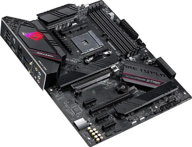Alt view image 12 of 13 - Asus ROG Strix B550-F Gaming WiFi II AMD AM4 (3rd Gen Ryzen) ATX Gaming Motherboard (PCIe 4.0,WiFi 6E, 2.5Gb LAN, BIOS Flashback, HDMI 2.1, Addressable Gen 2 RGB Header and Aura Sync)