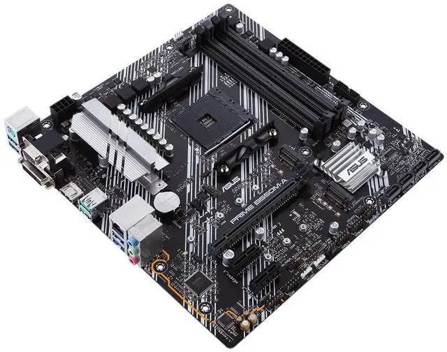Alt view image 11 of 12 - ASUS Prime B550M-A/CSM AMD AM4 (3rd Gen Ryzen) microATX Commercial Motherboard (PCIe 4.0, ECC Memory, 1Gb LAN, HDMI 2.1/D-Sub, 4K@60HZ, TPM, ASUS Control Center Express)