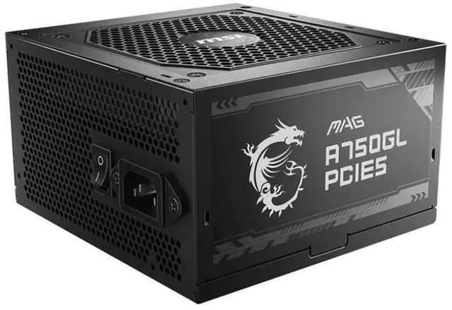 Alt view image 7 of 8 - MSI - MAG A750GL PCIE 5.0, 80 GOLD Fully Modular Gaming PSU, 12VHPWR Cable, ATX 3.0 Compatible, 750W Power Supply, 10 Year Warranty