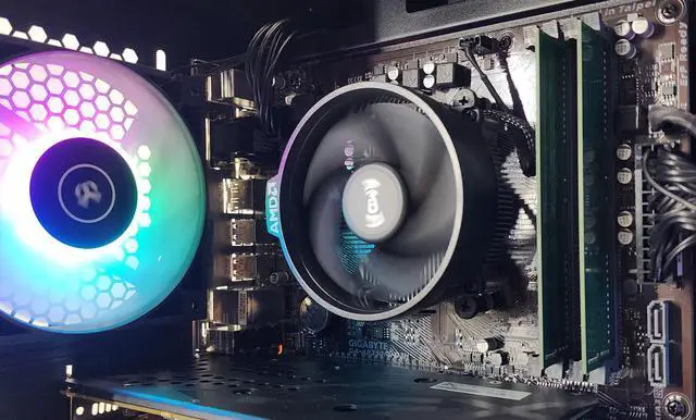 Alt view image 2 of 7 - Gaming PC RYZEN 3 1200 16GB RAM 256GB SSD + 1TB HDD RX 570 8GB Win11 Computer