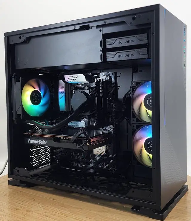 Alt view image 2 of 7 - Gaming PC Ryzen 7 3700X 16GB RAM 500GB SSD RX 5700 8GB Windows 11 Computer