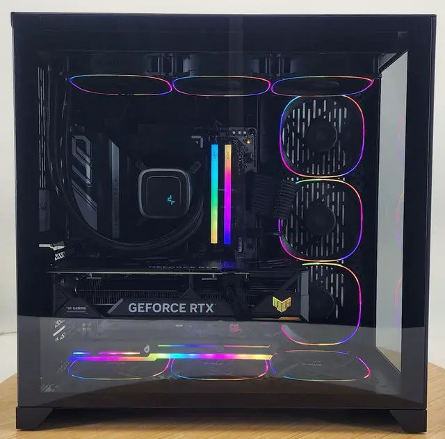 Alt view image 4 of 7 - Gaming PC Ultra 7 265KF 32GB RAM 1TB SSD RTX 4070 Ti SUPER 16GB Win11 Computer