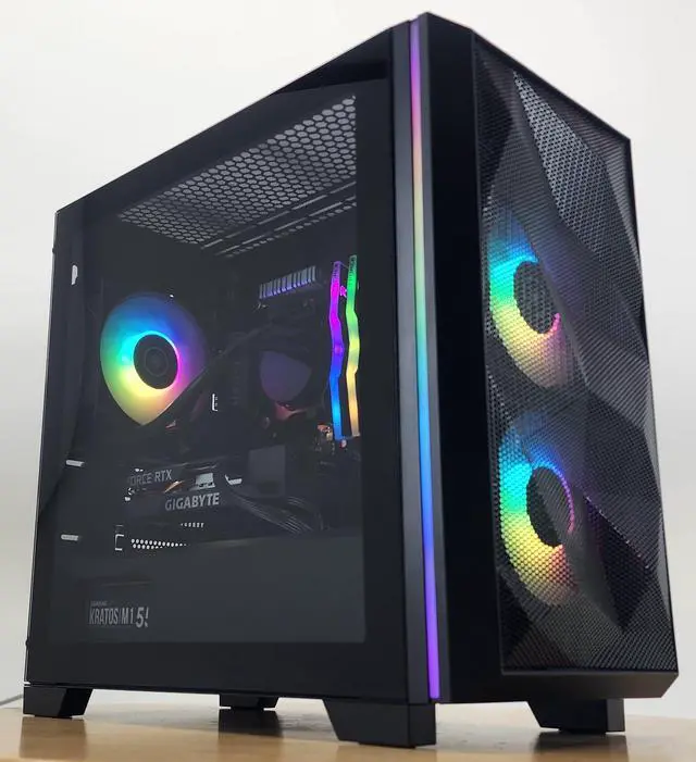 Main image of Gaming PC Ryzen 5 3600 16GB RAM 256GB SSD + 1TB HDD RTX 3050 8GB Win11 Computer