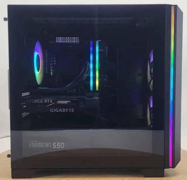 Alt view image 4 of 7 - Gaming PC Ryzen 5 3600 16GB RAM 256GB SSD + 1TB HDD RTX 3050 8GB Win11 Computer