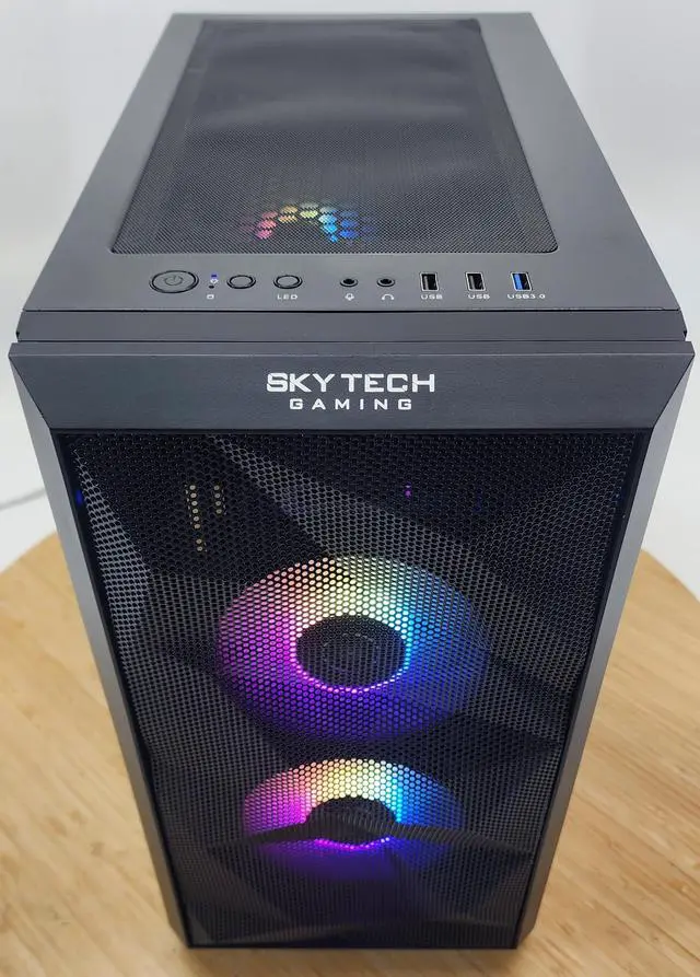 Alt view image 5 of 7 - Gaming PC Ryzen 5 3600 16GB RAM 256GB SSD + 1TB HDD RTX 3050 8GB Win11 Computer