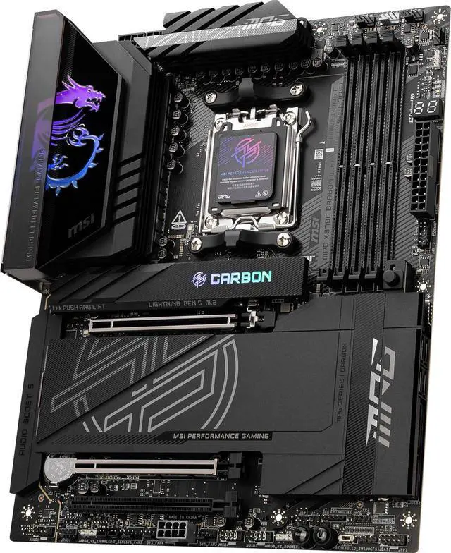 Main image of MPG X870E CARBON WIFI AMD AM5 DDR5 ATX Desktop Motherboard