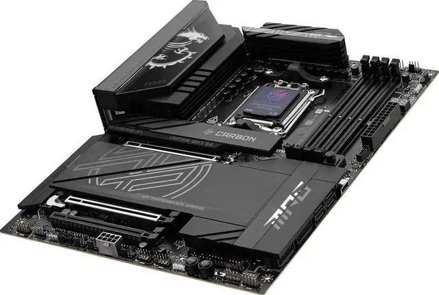 Alt view image 3 of 4 - MPG X870E CARBON WIFI AMD AM5 DDR5 ATX Desktop Motherboard