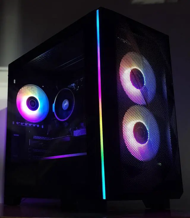 Alt view image 3 of 7 - Gaming PC Ryzen 3 2300X 16GB RAM 256GB SSD + 1TB HDD GT 1030 2GB Windows 11 Computer