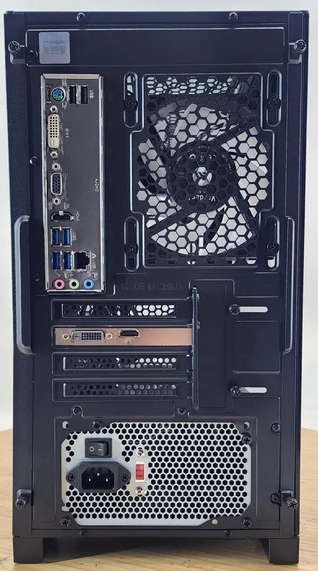 Alt view image 7 of 7 - Gaming PC Ryzen 3 2300X 16GB RAM 256GB SSD + 1TB HDD GT 1030 2GB Windows 11 Computer