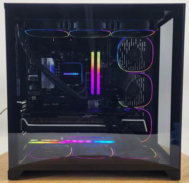 Alt view image 4 of 7 - Gaming PC Ryzen 7 9700X 32GB RAM 2TB SSD RX 7900 XT 20GB Windows 11 Computer