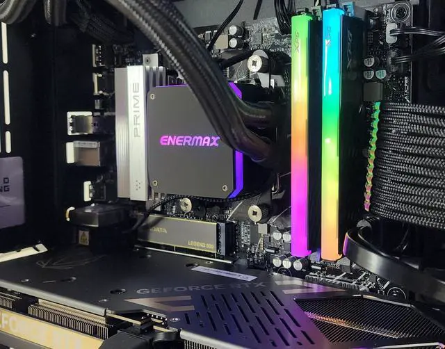 Alt view image 2 of 7 - Gaming PC Ryzen 7 7700 32GB RAM 1TB SSD RTX 5070 12GB Windows 11 Computer