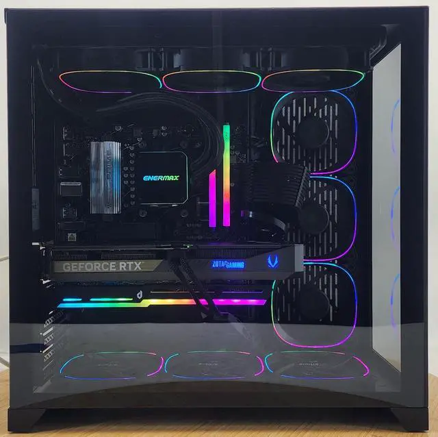 Alt view image 4 of 7 - Gaming PC Ryzen 7 7700 32GB RAM 1TB SSD RTX 5070 12GB Windows 11 Computer