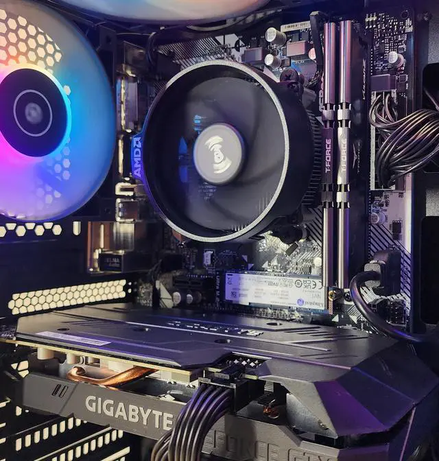 Alt view image 2 of 7 - Gaming PC Ryzen 5 3600 16GB RAM 500GB SSD GTX 1660 Ti 6GB Windows 11 Computer