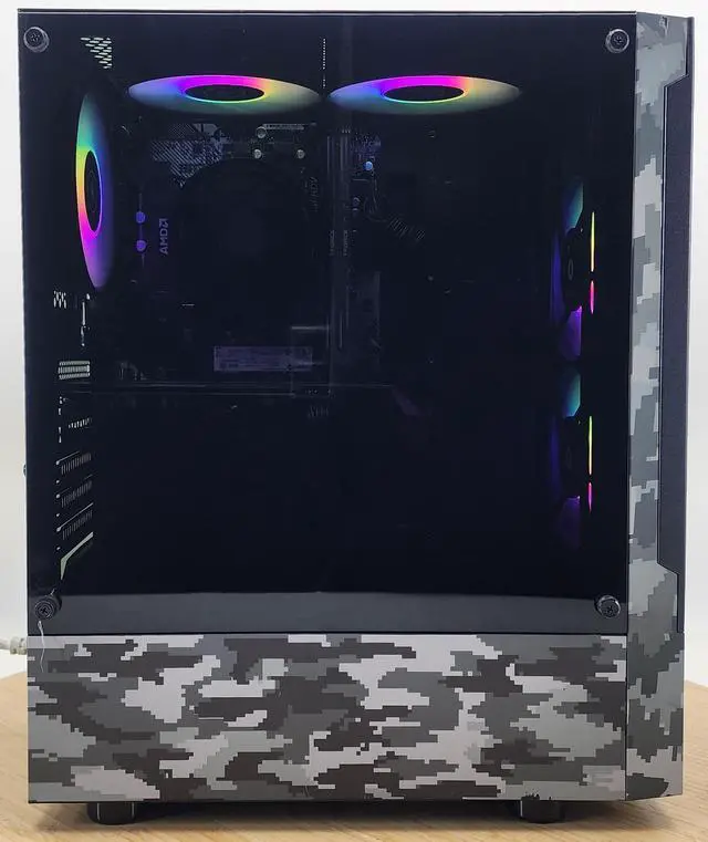 Alt view image 4 of 7 - Gaming PC Ryzen 5 3600 16GB RAM 500GB SSD GTX 1660 Ti 6GB Windows 11 Computer