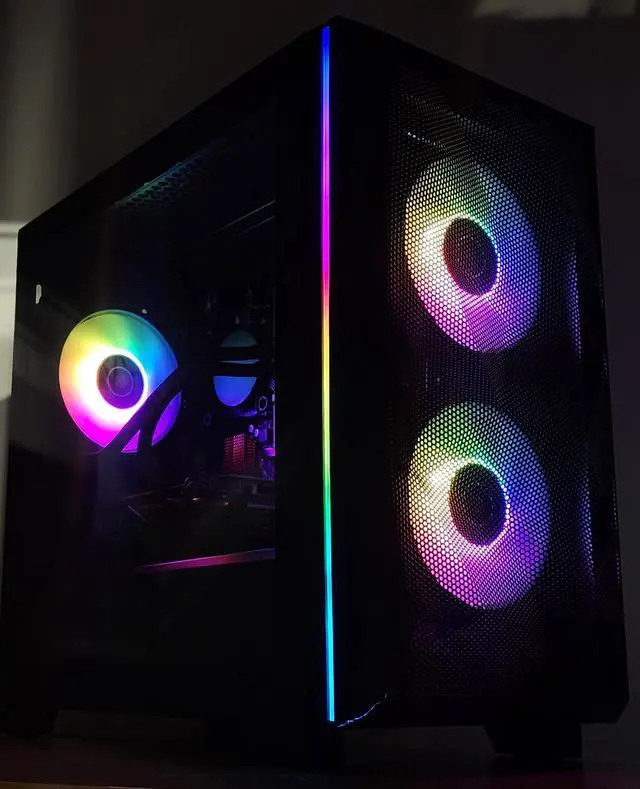 Alt view image 3 of 7 - Gaming PC i5-7500 16GB RAM 240GB SSD + 1TB HDD RX 470 8GB Windows 11 Computer