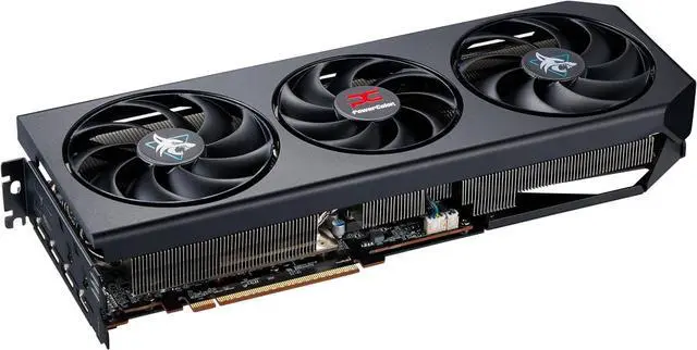 Alt view image 3 of 4 - PowerColor Hellhound Radeon RX 9070 XT 16GB GDDR6 Video Graphics Card