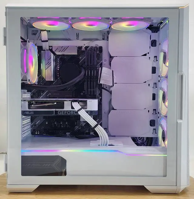 Alt view image 4 of 7 - Gaming PC Ryzen 5 3600 32GB RAM 1TB SSD RTX 4060 8GB Windows 11 Computer