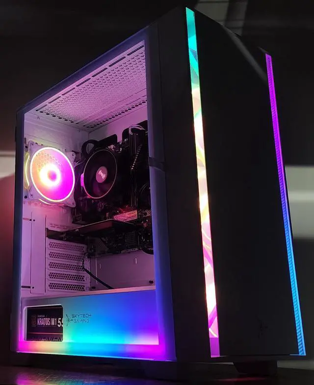 Alt view image 3 of 7 - Gaming PC Ryzen 3 1300X 16GB RAM 256GB SSD+1TB HDD GT 1030 2GB Win11 Computer