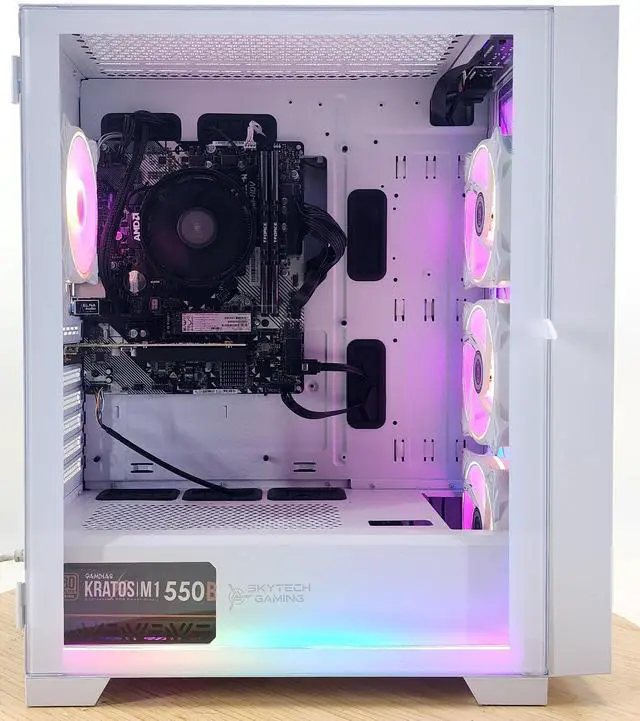 Alt view image 4 of 7 - Gaming PC Ryzen 3 1300X 16GB RAM 256GB SSD+1TB HDD GT 1030 2GB Win11 Computer