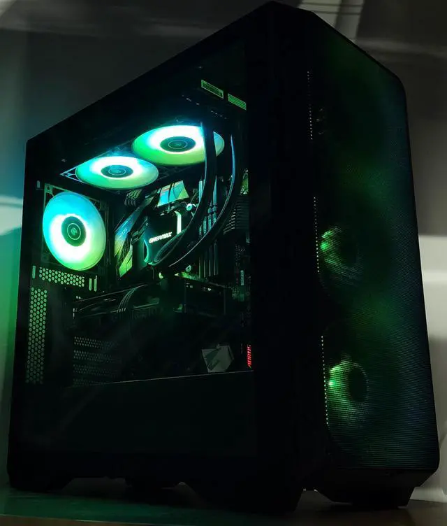 Alt view image 3 of 7 - Gaming PC Ryzen 7 5700X3D 32GB RAM 1TB SSD RTX 4060 Ti 16GB Windows 11 Computer