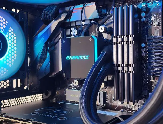 Alt view image 2 of 7 - Gaming PC Ryzen 7 5700X3D 32GB RAM 1TB SSD RTX 4060 Ti 16GB Windows 11 Computer