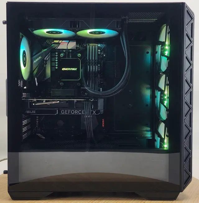 Alt view image 4 of 7 - Gaming PC Ryzen 7 5700X3D 32GB RAM 1TB SSD RTX 4060 Ti 16GB Windows 11 Computer