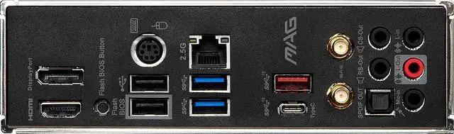 Alt view image 9 of 9 - MSI MAG B550M MORTAR MAX WIFI DDR4 AM4 AMD B550 SATA 6Gb/s Micro-ATX Wi-Fi 6E 2.5Gbps LAN  M.2 (Key-E)  Motherboards - AMD