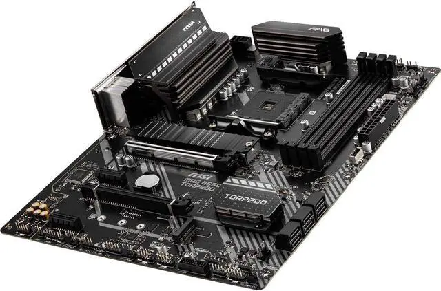 Alt view image 7 of 9 - MSI MAG B550 TORPEDO AM4 AMD B550 SATA 6Gb/s ATX AMD Motherboard