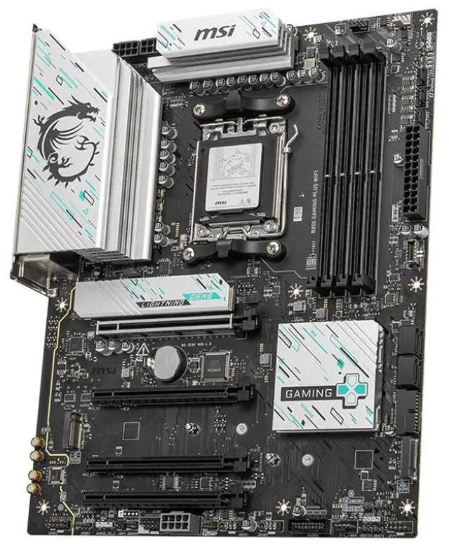 Alt view image 2 of 4 - MSI B850 GAMING PLUS WIFI AMD AM5 DDR5 ATX Desktop Motherboard