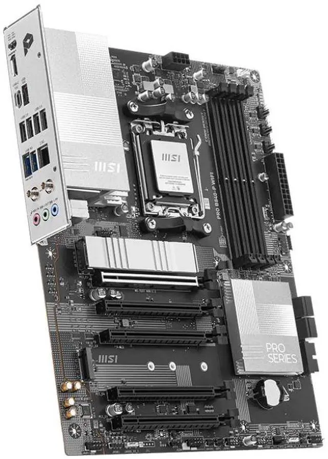 Alt view image 2 of 4 - MSI PRO B840-P WIFI AMD AM5 DDR5 ATX Desktop Motherboard
