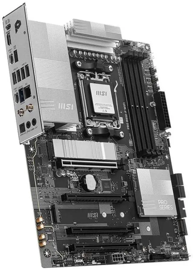Alt view image 2 of 4 - MSI PRO B850-P WIFI AMD AM5 DDR5 ATX Desktop Motherboard
