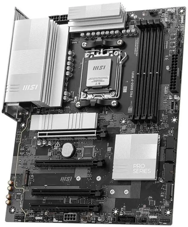 Alt view image 3 of 4 - MSI PRO B850-P WIFI AMD AM5 DDR5 ATX Desktop Motherboard