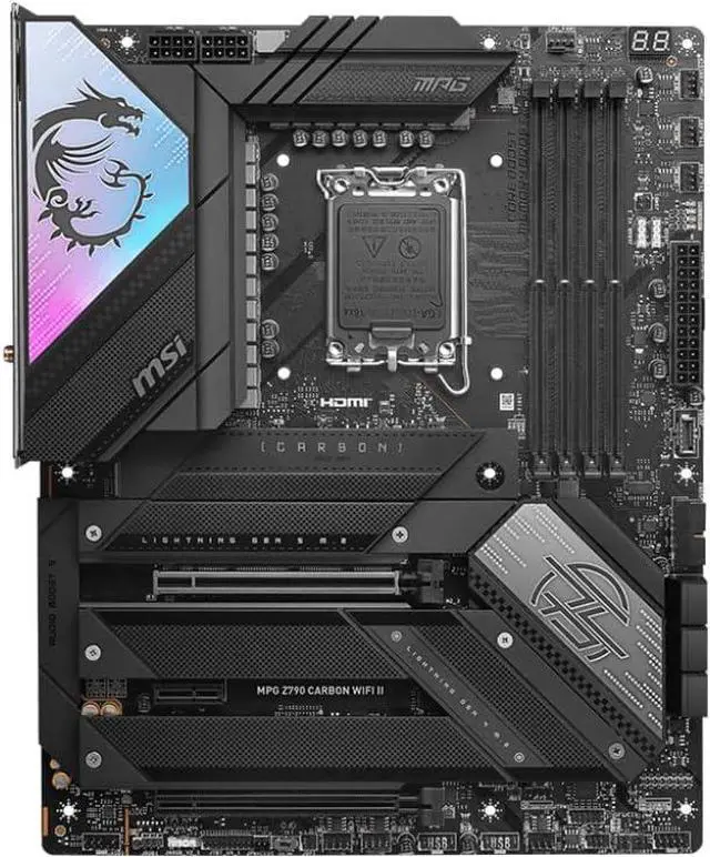 Main image of MSI MPG Z790 CARBON WIFI II Intel LGA 1700 DDR5 ATX Desktop Motherboard