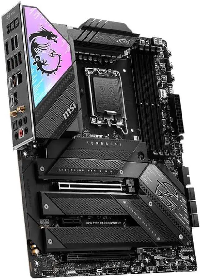 Alt view image 3 of 4 - MSI MPG Z790 CARBON WIFI II Intel LGA 1700 DDR5 ATX Desktop Motherboard