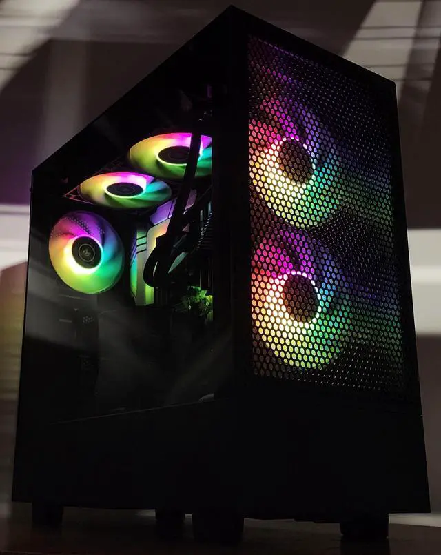 Alt view image 3 of 7 - Gaming PC i5-14400F 16GB RAM 1TB SSD RTX 5060  8GB Windows 11 Computer