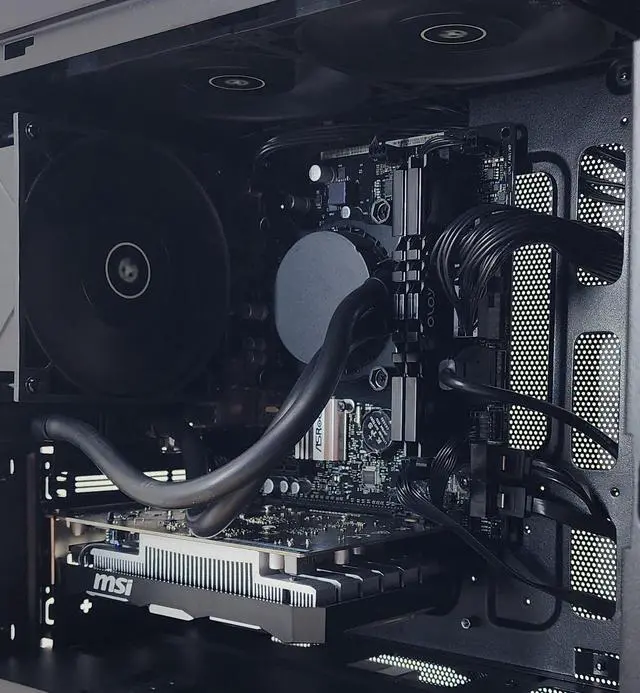 Alt view image 2 of 7 - Gaming PC i5-9400 16GB RAM 240GB SSD + 1TB HDD GTX 1650 4GB Windows 11 Computer